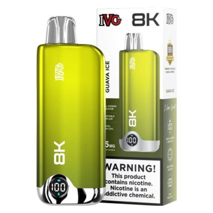 IVG Disposable Vape – Guava Ice (35mg) (8000 Puffs)