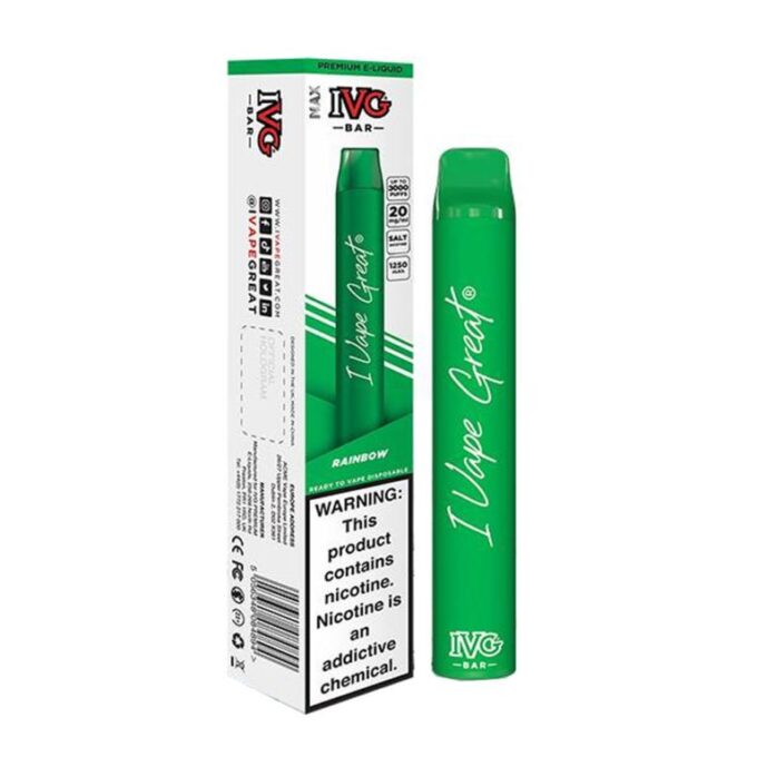 IVG Max Bar Disposable Vape – Rainbow (30 mg) (3000 Puffs)