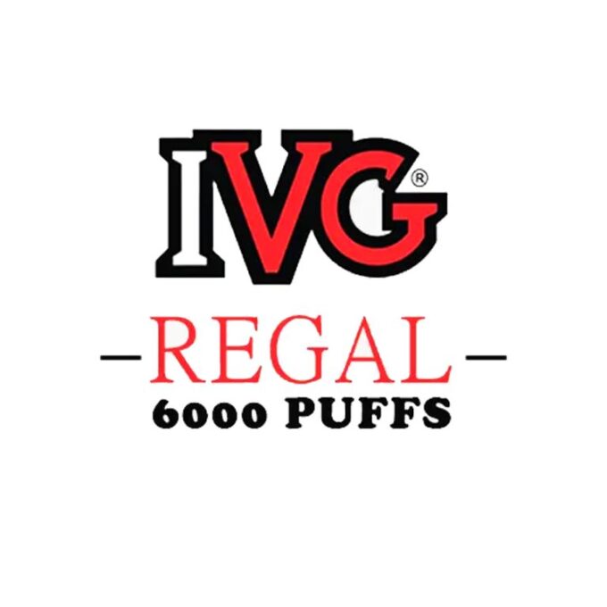IVG Regal Disposable Vape – Blue Raspberry Ice (20, 50mg) (6000 Puffs)