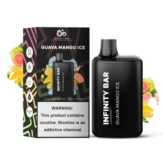 Infinity Bar Disposable Vape – Guava Mango Ice 35mg (5000 Puffs)