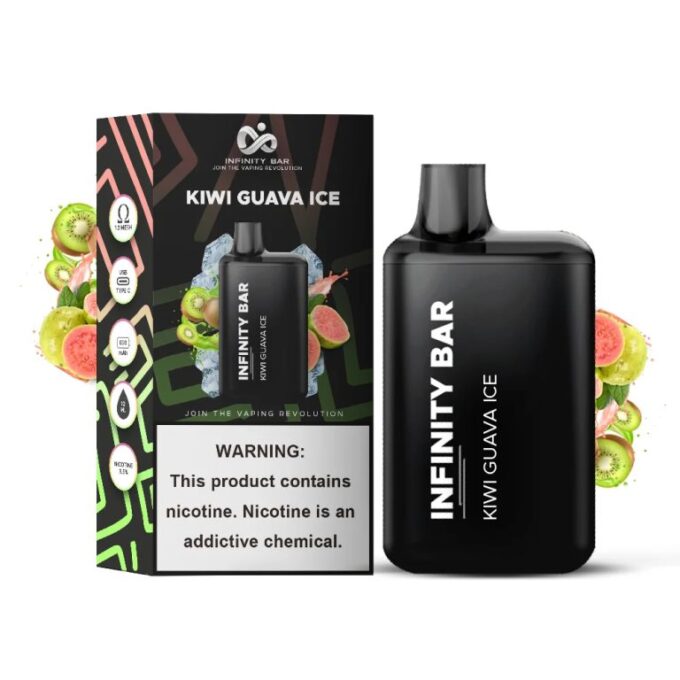 Infinity Bar Disposable Vape – Kiwi Guava Ice 35mg (5000 Puffs)