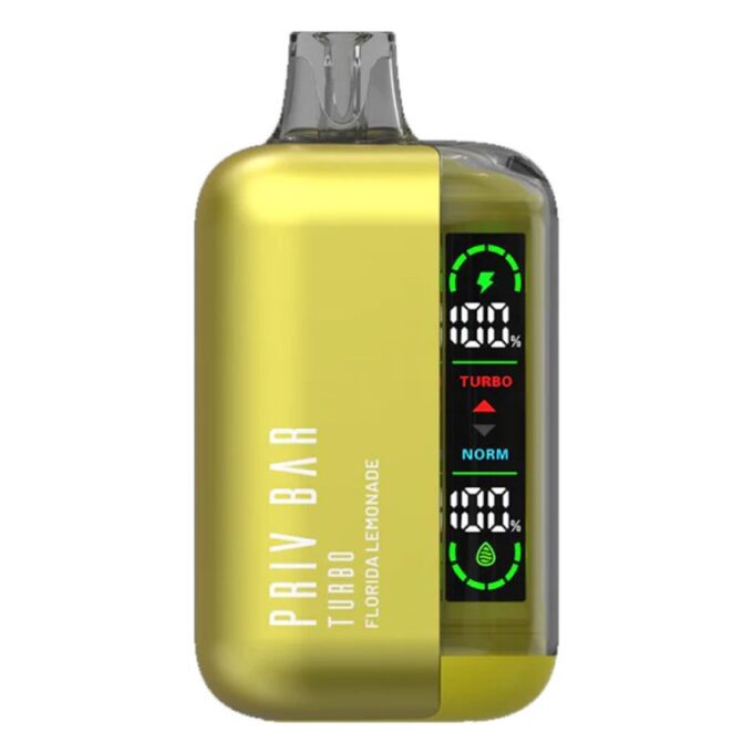 Priv Bar Turbo Disposable Vape – Florida Lemonade (50mg) 15000 Puffs