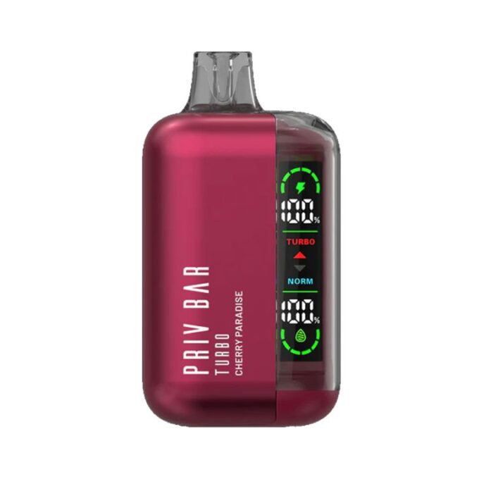 Priv Bar Turbo Disposable Vape – Cherry Paradise (50mg) 15000 Puffs
