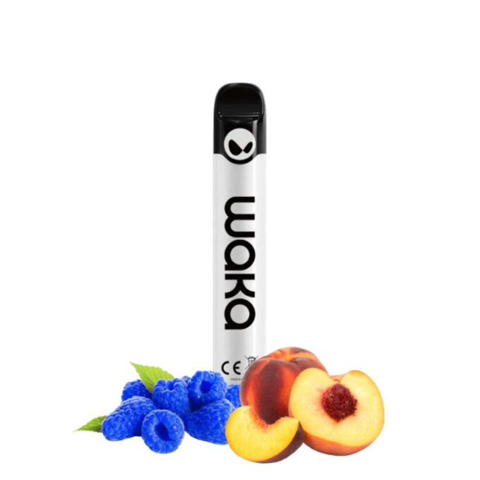 Waka Solo 2 Disposable Vape – Peach Blue Raspberry 50mg 2500 Puffs